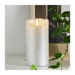 Eglo 411514 - Decoração de Natal LED FLAMME LED/0,03W/2xAA prateada