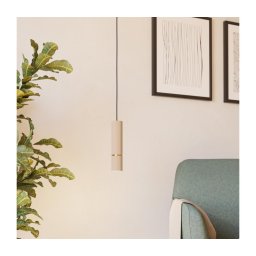 Eglo 901151 - Candeeiro suspenso LED CAMINIA 1xGU10/5W/230V 3000K bege