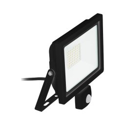 Eglo 64869 - Holofote LED com sensor FILETTI LED/10W/230V 3000K IP44 preto