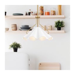Quoizel QZ-MEJIA-1P-S-AB - Candeeiro suspenso MEJIA 1xE27/60W/230V diâmetro 35,6 cm latão