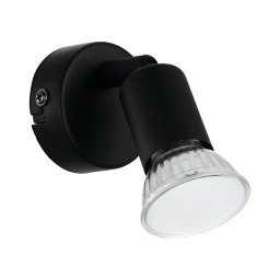 Eglo 780457 - Foco de parede LED ESCALERA 1xGU10/2,8W/230V 3000K preto