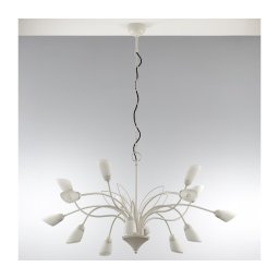 Jupiter 2062 - Lustre em corrente GLORIOSA 15xG9/14W/230V, cor creme