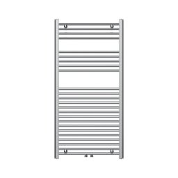Novaservis - Radiador toalheiro para casa de banho 423W/230V 120x60 cm cromado brilhante, reto