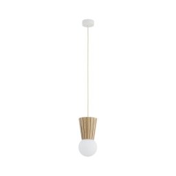 Argon 8951 - Lustre de casa de banho suspenso por cabo VOLANTE 1xG9/6W/230V IP44 bege