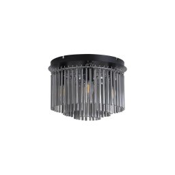 Searchlight 55620-320SM-Candeeiro de teto SWIZZLE 5xE14/60W/230V Ø32 cm cor fumê