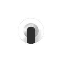 Searchlight 95410BK - Aplique de parede TARGET, LED 7W/230V, preto