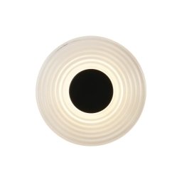 Searchlight 32210CL - Aplique de parede LED dimerizável CLEO LED/9,4W/230V preto