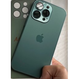 Tampa traseira de substituição em vidro para iPhone 13 pro green