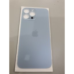 Tampa traseira de substituição em vidro para iPhone 13 pro max azul