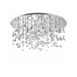 Ideal Lux - Candeeiro de teto LED NEVE 15xG9/3W/230V Ø 80 cm acabamento cromado brilhante