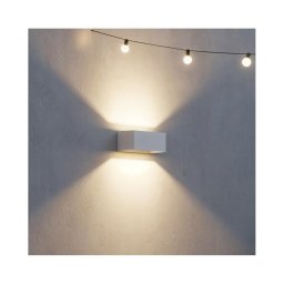 Ideal Lux - Iluminação de parede exterior LED ATOM LED/25W/230V IP54 branco