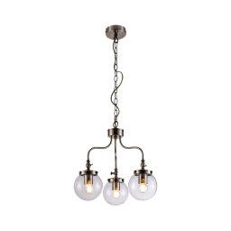 Candelabro suspenso BALLET 3xE27/40W/230V cromado mate