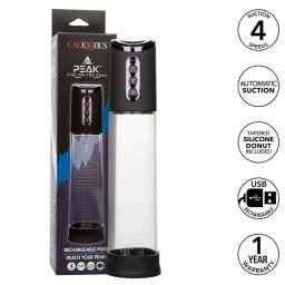 CALEXOTICS - BOMBA DE SUCÇÃO PEAK 4 VELOCIDADES PRETA