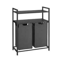 Cesto para roupa REX cinzento