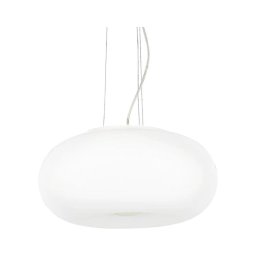 Ideal Lux - Candeeiro suspenso ULISSE 3xE27/60W/230V diâmetro 52 cm branco