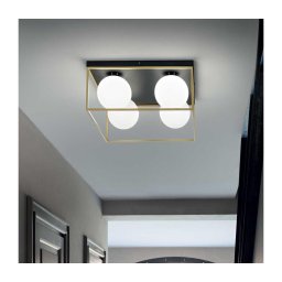 Ideal Lux - Iluminação de teto LINGOTTO 4xE14/40W/230V