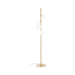Ideal Lux - Candeeiro de chão LED PERLAGE 4xG9/3W/230V dourado/branco