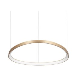 Ideal Lux - Candeeiro suspenso LED GEMINI LED/59W/230V diâmetro 81 cm CRI 90 dourado
