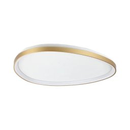 Ideal Lux - Iluminação de teto LED com regulação GEMINI LED/42W/230V diâmetro 81 cm CRI 90 dourado