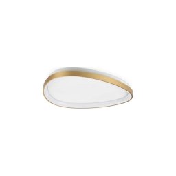 Ideal Lux - Iluminação de teto LED com regulação GEMINI LED/28W/230V diâmetro 61 cm CRI 90 dourado