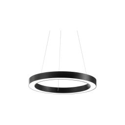 Ideal Lux - Candeeiro suspenso LED ORACLE LED/28W/230V 3000K diâmetro 50 cm CRI 90 preto