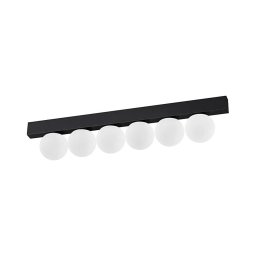 Ideal Lux - Iluminação de teto LED PING PONG 6xLED/3W/230V CRI 90 preto