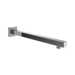 Villeroy & Boch TVC00045453061 - Braço de duche quadrado 40 cm, cromado brilhante