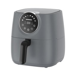 Heinner HAF-B6GREY1700 - Fritadeira elétrica de ar quente 5,7 l 1700 W/230 V cinzenta