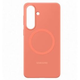 Samsung Capa Silicone Magnética para Galaxy S26+ - Vermelho Coral