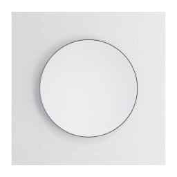 Espelho de casa de banho BORGSTED Ø 60 cm preto