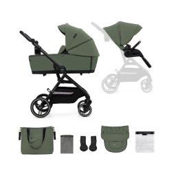 KINDERKRAFT SELECT - Carrinho combinado 2 em 1 YOXI Verde Mystic
