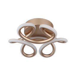 Globo 67386-24CH - LED Plafon MELISAND 24W/230V pr. 26 cm dourado