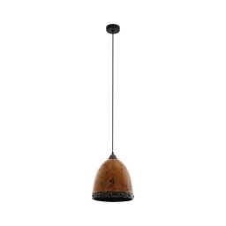 Eglo 79441 - Lustre suspenso por cabo REDHILL 1xE27/60W/230V castanho