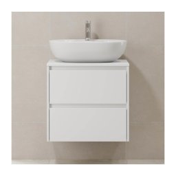 Armário de casa de banho TRONDHEIM para lavatório 60x57x46 cm branco