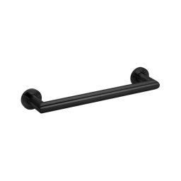 Sapho - Toalheiro de parede X-ROUND 35,5 cm preto mate