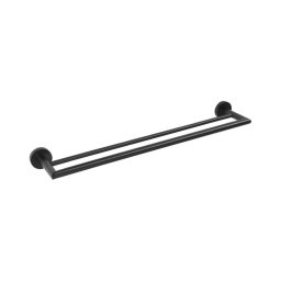 Sapho - Toalheiro de parede X-ROUND 12x65,5 cm, preto