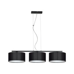 Candelabro sobre um fio ASTRA 3xE27/60W/230V preto