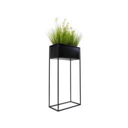 Suporte para plantas 90x44 cm preto