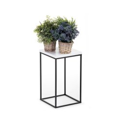 Suporte para plantas BASICLOFT 40x24 branco/preto
