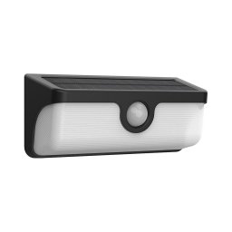 Aplique solar LED de parede com sensor LINK LED/5W/3,7V 2000 mAh IP65 preto