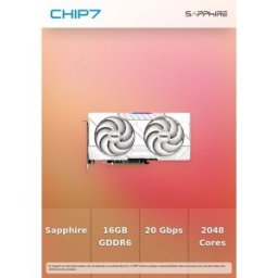 Placa Gráfica Sapphire Radeon RX 9060 XT Pure OC 16GB GDDR6 Branca