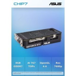 Placa Gráfica - Asus GeForce RTX 5060 Ti Dual OC 8GB GDDR7
