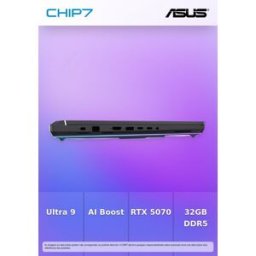 Portátil ASUS ROG - Intel Core Ultra 9 275HX / NVIDIA RTX 5070 TI 12GB / 32GB RAM / 1TB SSD / 16" 240Hz / S/SO - Strix Scar G16 G615LR-U92BT57CS2