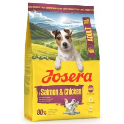 3kg Mini Adult Salmão e frango Josera alimento seco para cães