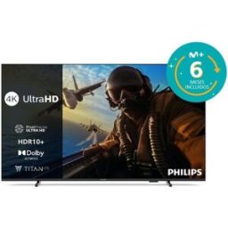 TV Philips LED 65PUS7000 65" 4K UltraHD 60Hz Smart TV Titan OS HDR10+ Dolby Atmos