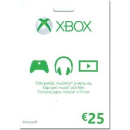 XBOX CARTÃO PRESENTE 25 EUROS