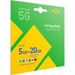 CARTÃO NOS BRASIL 5GB + 20GB