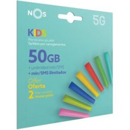 NOS PACK CARTÃO KIDS 50GB