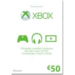 XBOX CARTÃO PRESENTE 50 EUROS
