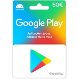 CARTÃO GOOGLE PLAY 50 EUROS